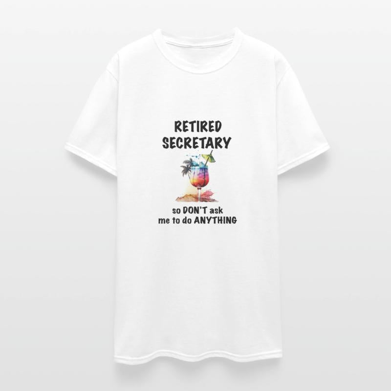 Retired Secretary Vacation Tropical Cocktail Umbre