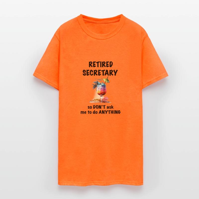 Retired Secretary Vacation Tropical Cocktail Umbre