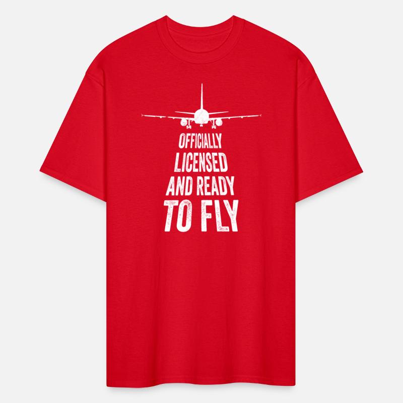 Retro Aircraft Aviation License For A Licensed