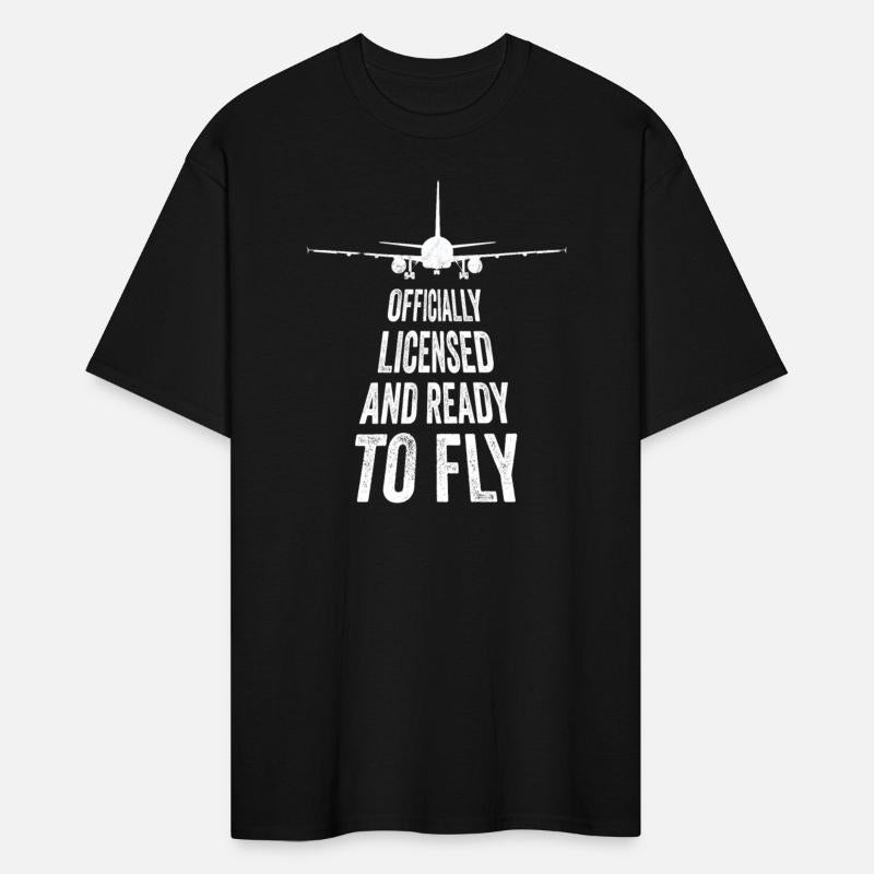 Retro Aircraft Aviation License For A Licensed