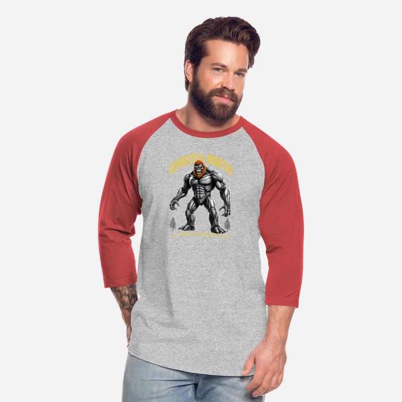 Retro Bigfoot Design, Sasquatch Robot Graphic