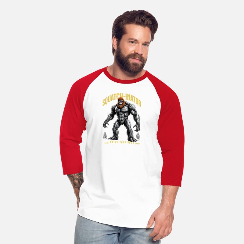 Retro Bigfoot Design, Sasquatch Robot Graphic