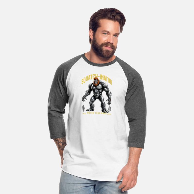 Retro Bigfoot Design, Sasquatch Robot Graphic