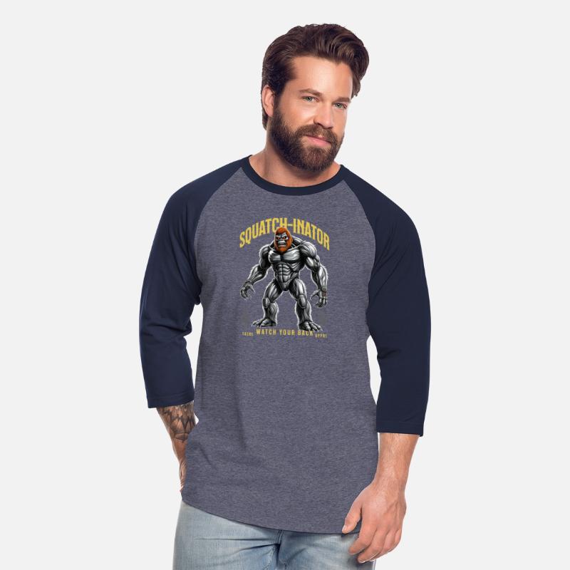 Retro Bigfoot Design, Sasquatch Robot Graphic