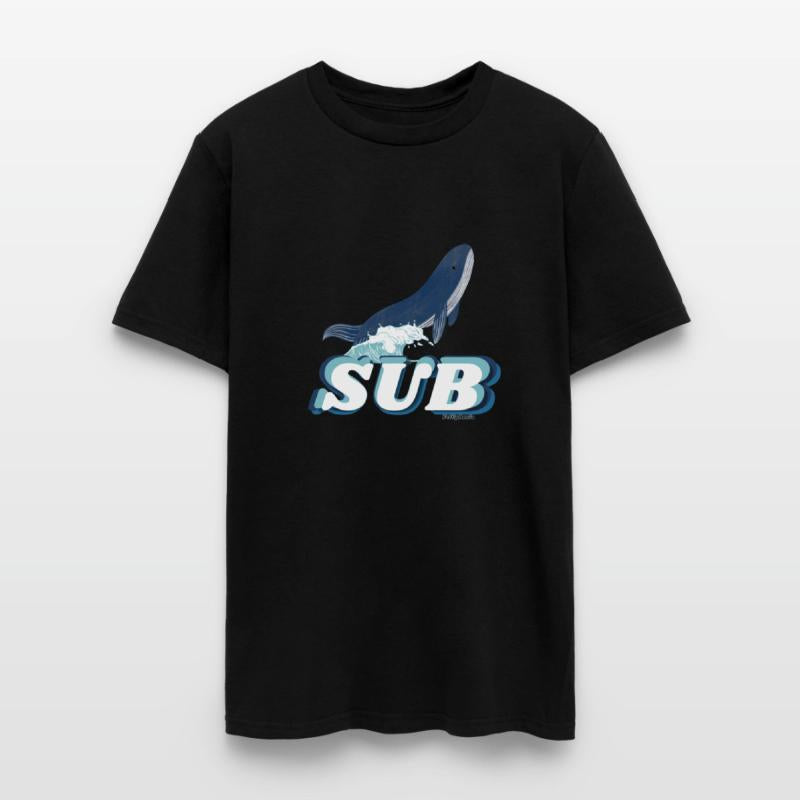 Retro Style Whale Sub