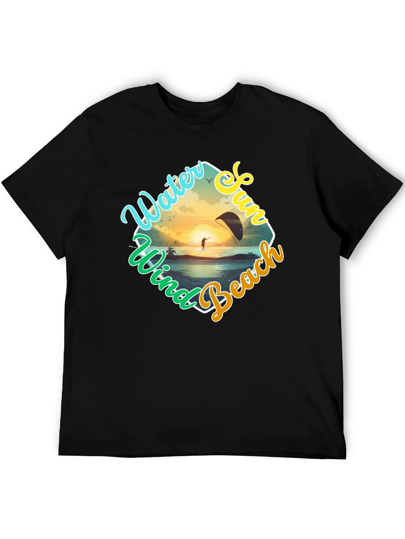 Water Sports T-Shirt: Wind Sun Beach