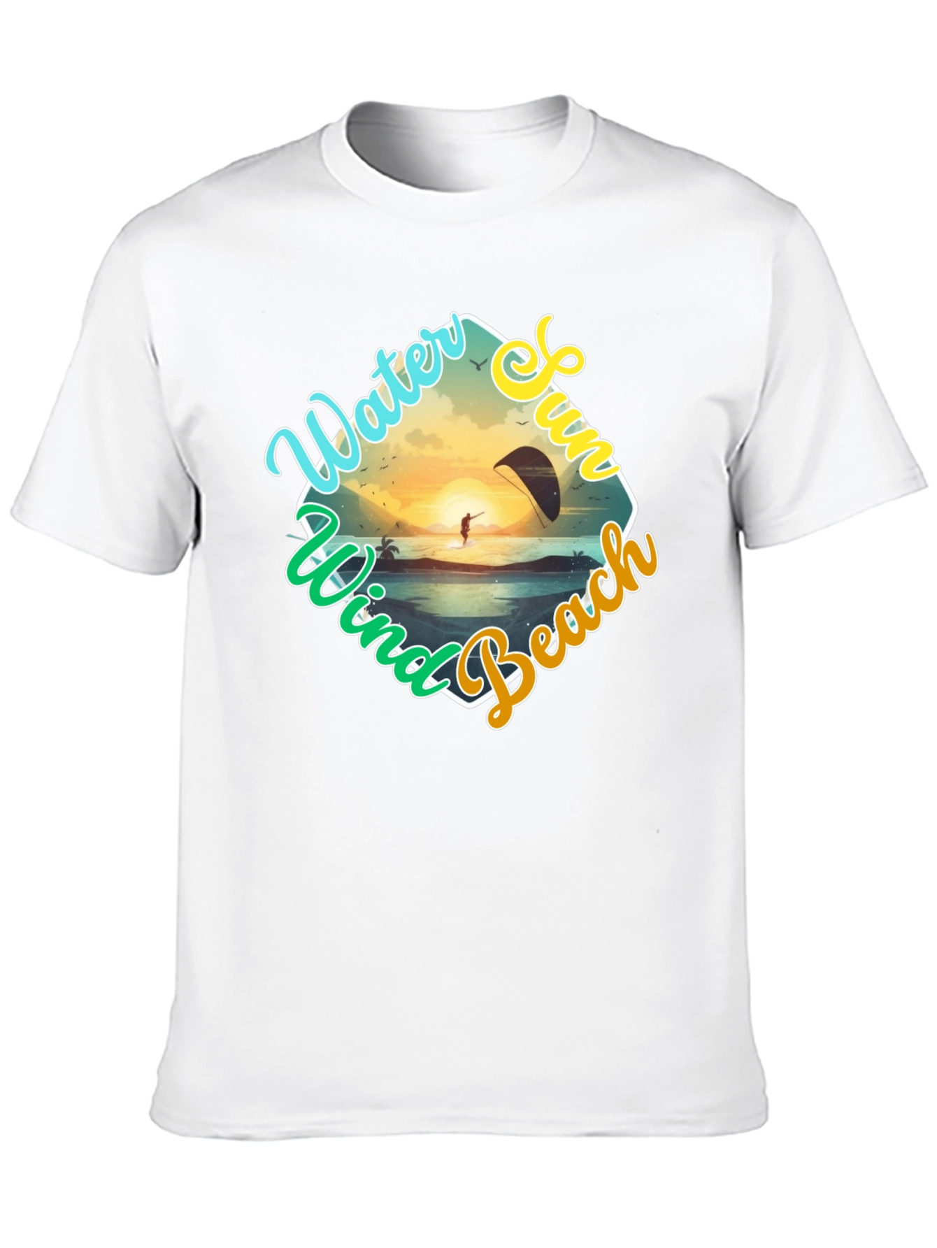 Water Sports T-Shirt: Wind Sun Beach