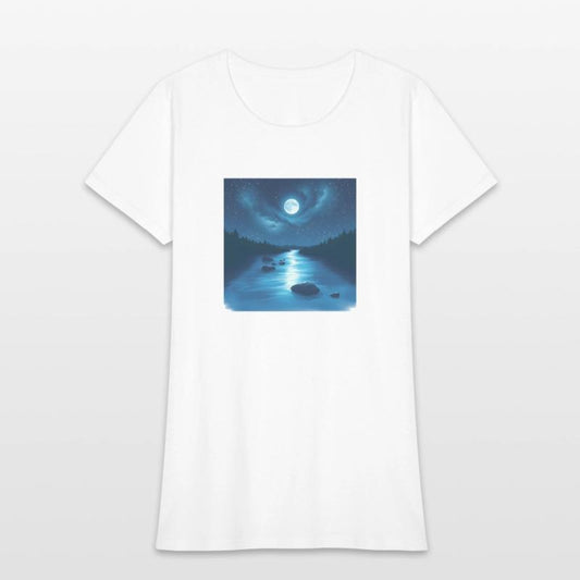 River Under the Starry Sky