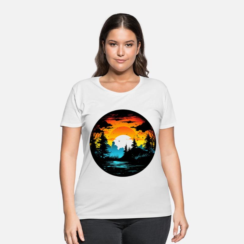 Riverside Twilight in the Forest