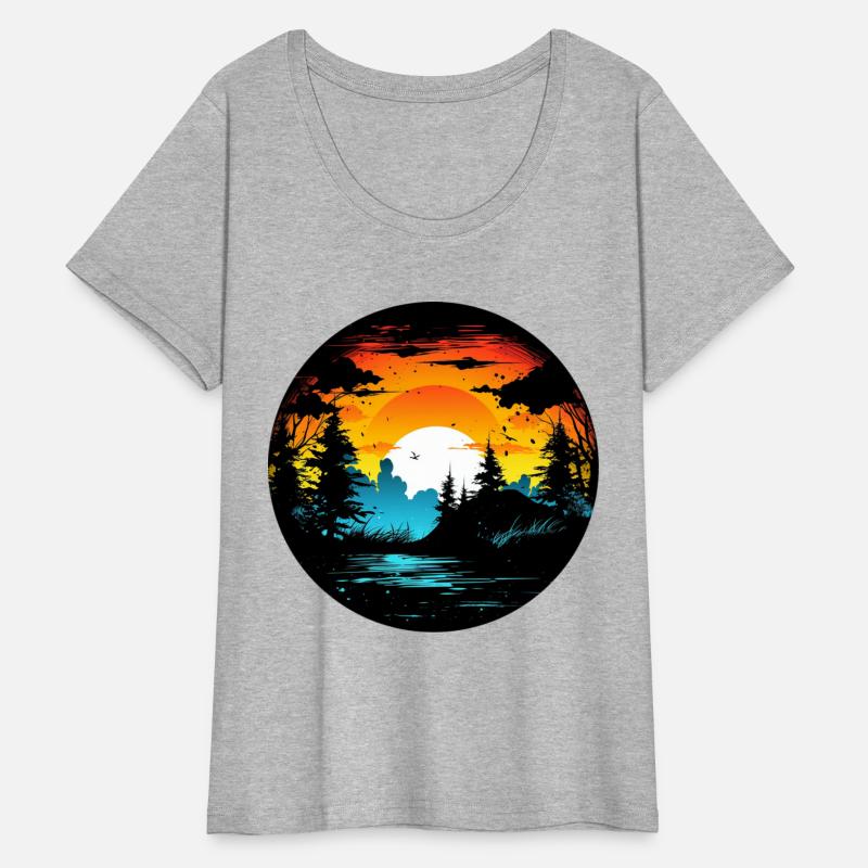 Riverside Twilight in the Forest