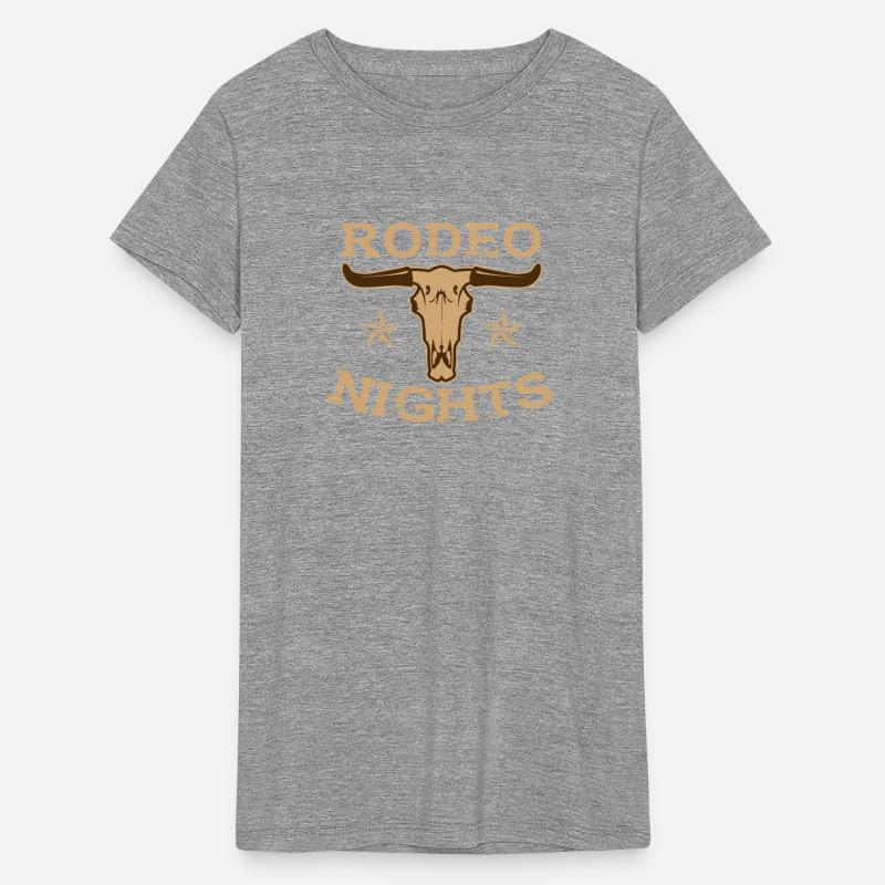 Rodeo Nights With Stars And Cow Skull