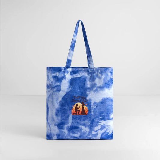 Romantic Sunset Proposal Illustration