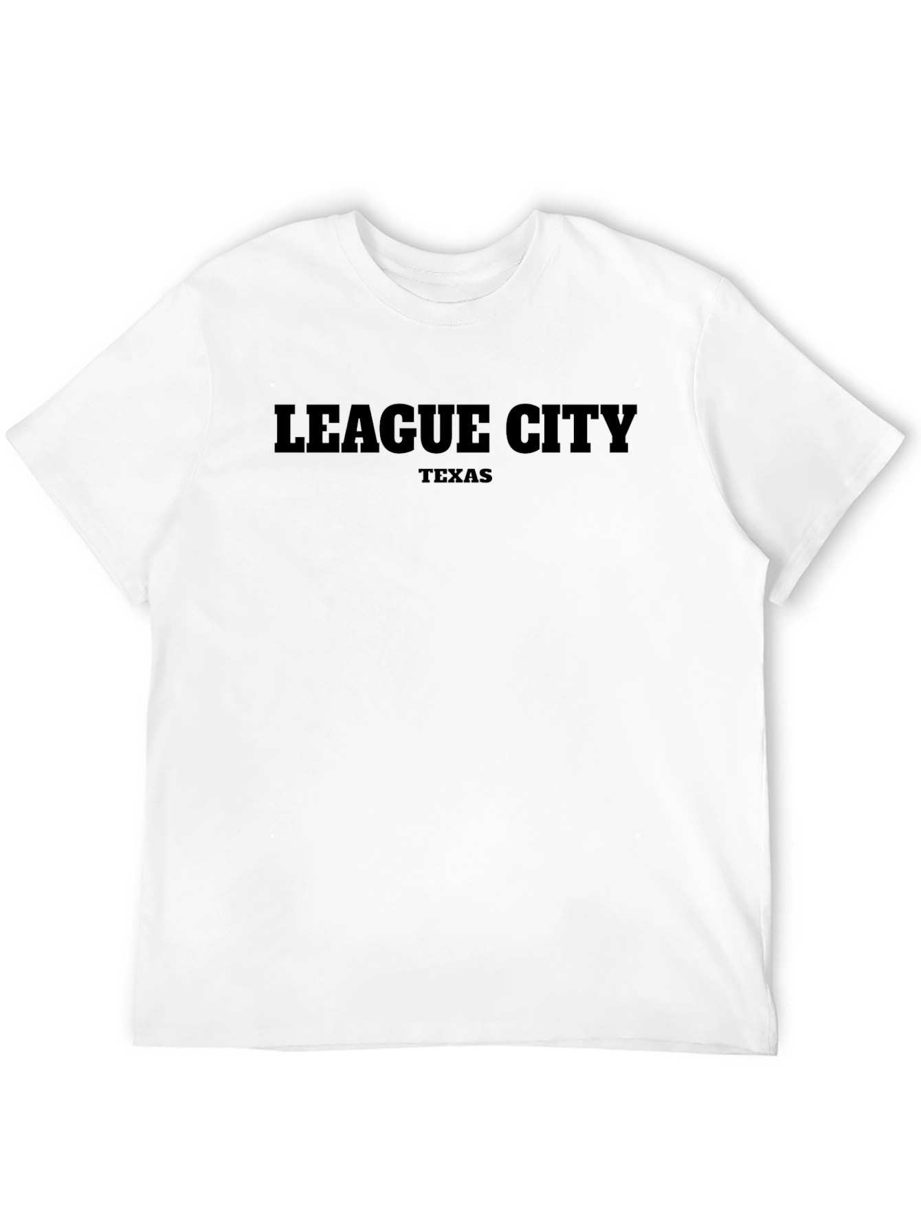 League City Texas Black T-Shirt