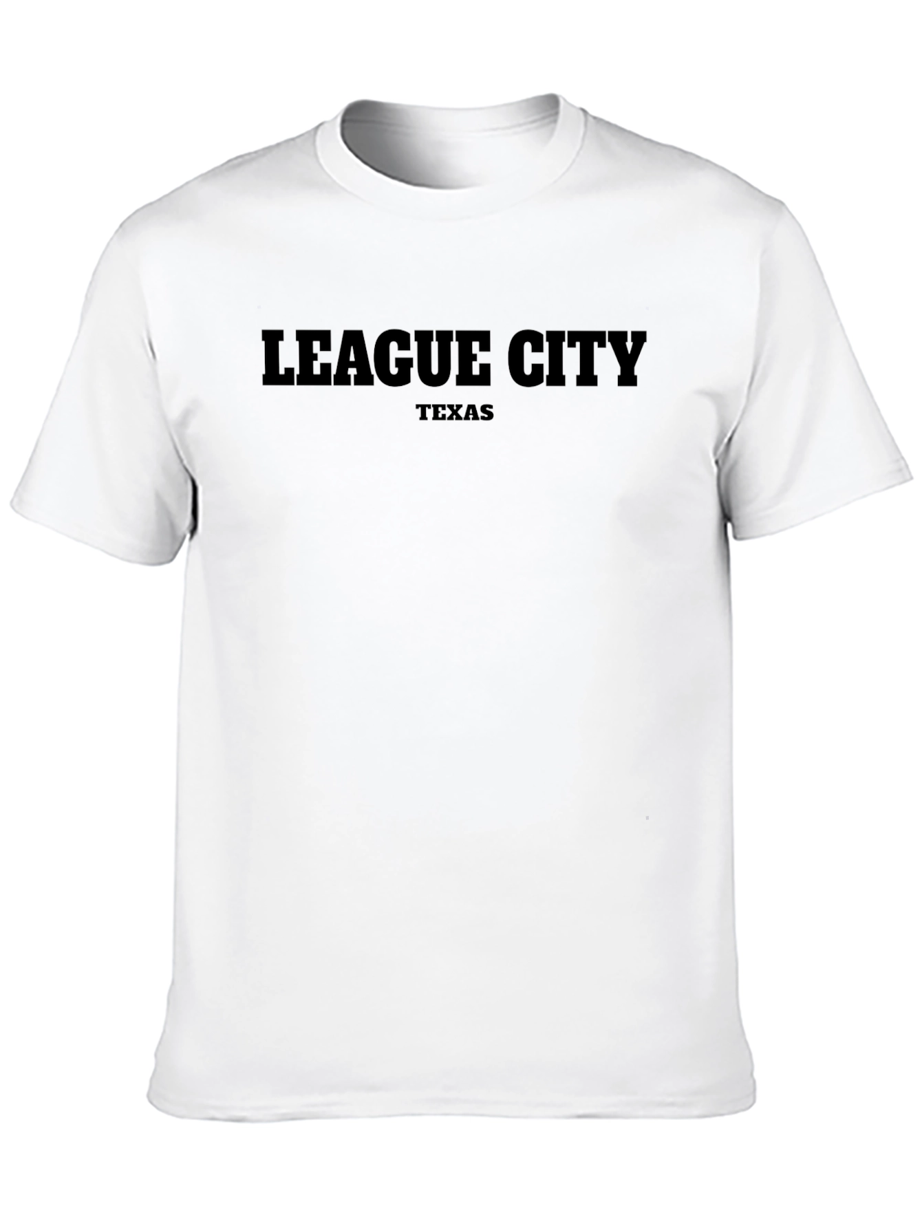 League City Texas Black T-Shirt