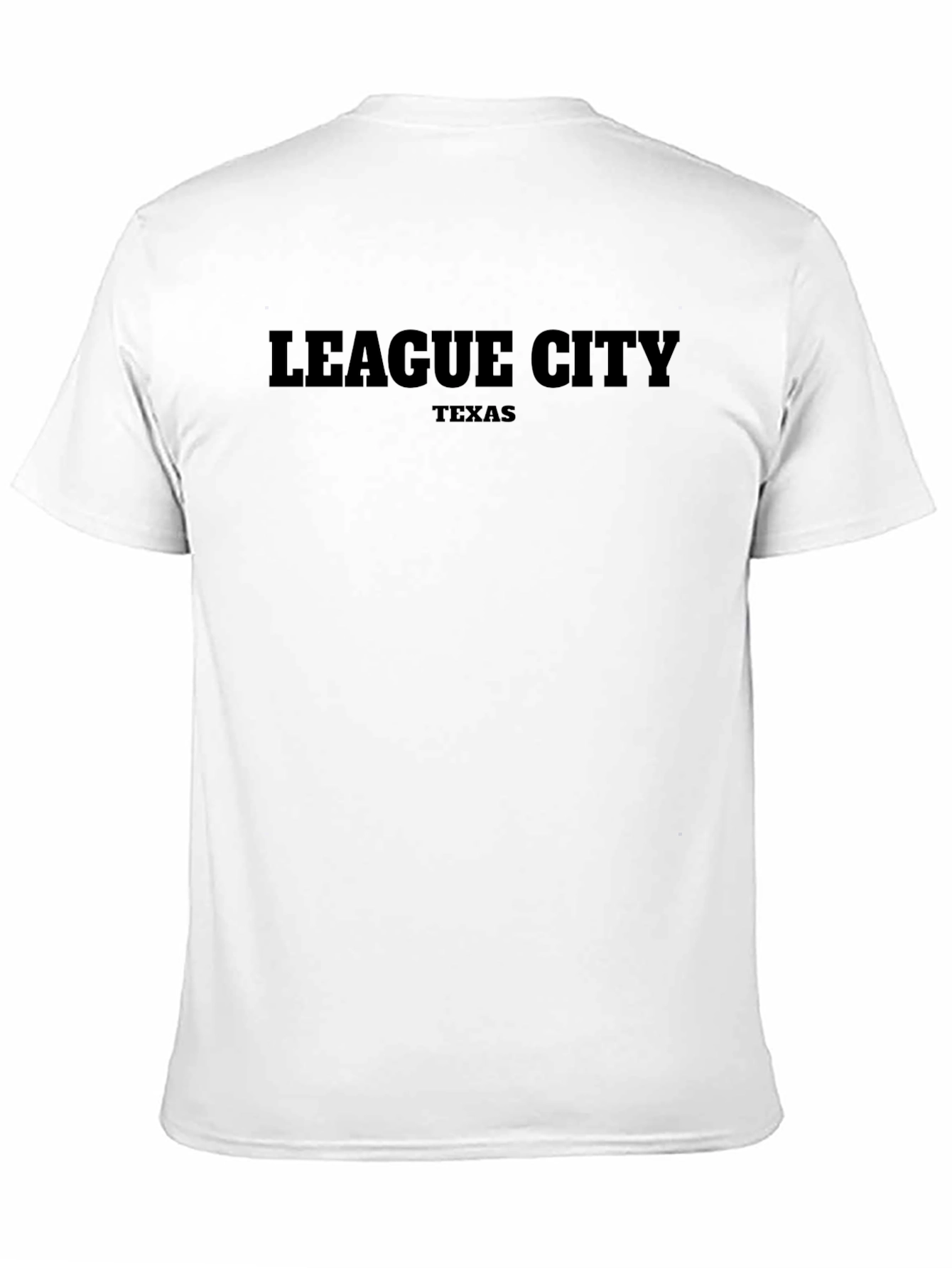 League City Texas Black T-Shirt