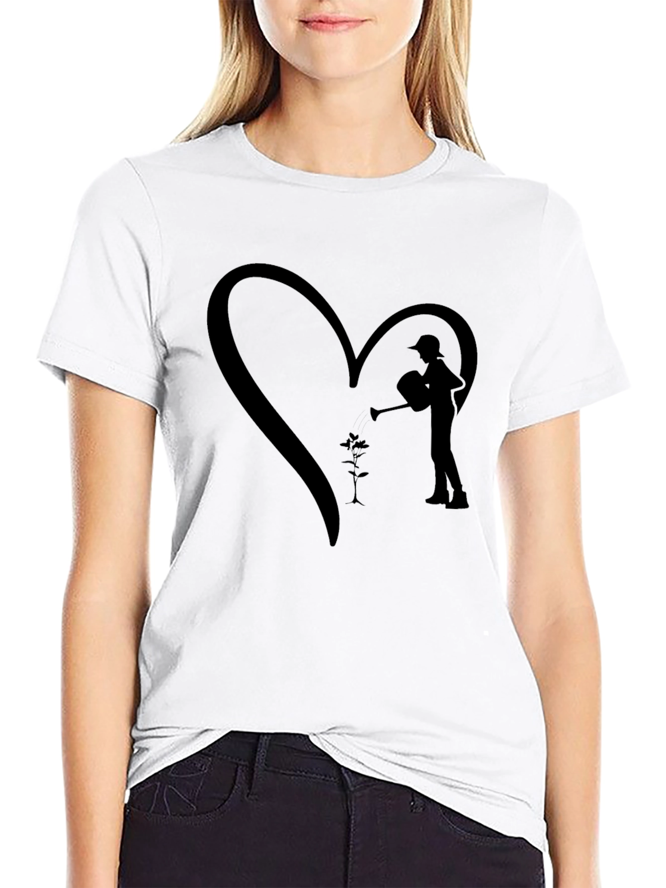 Gardeners Heart T-Shirt - Black
