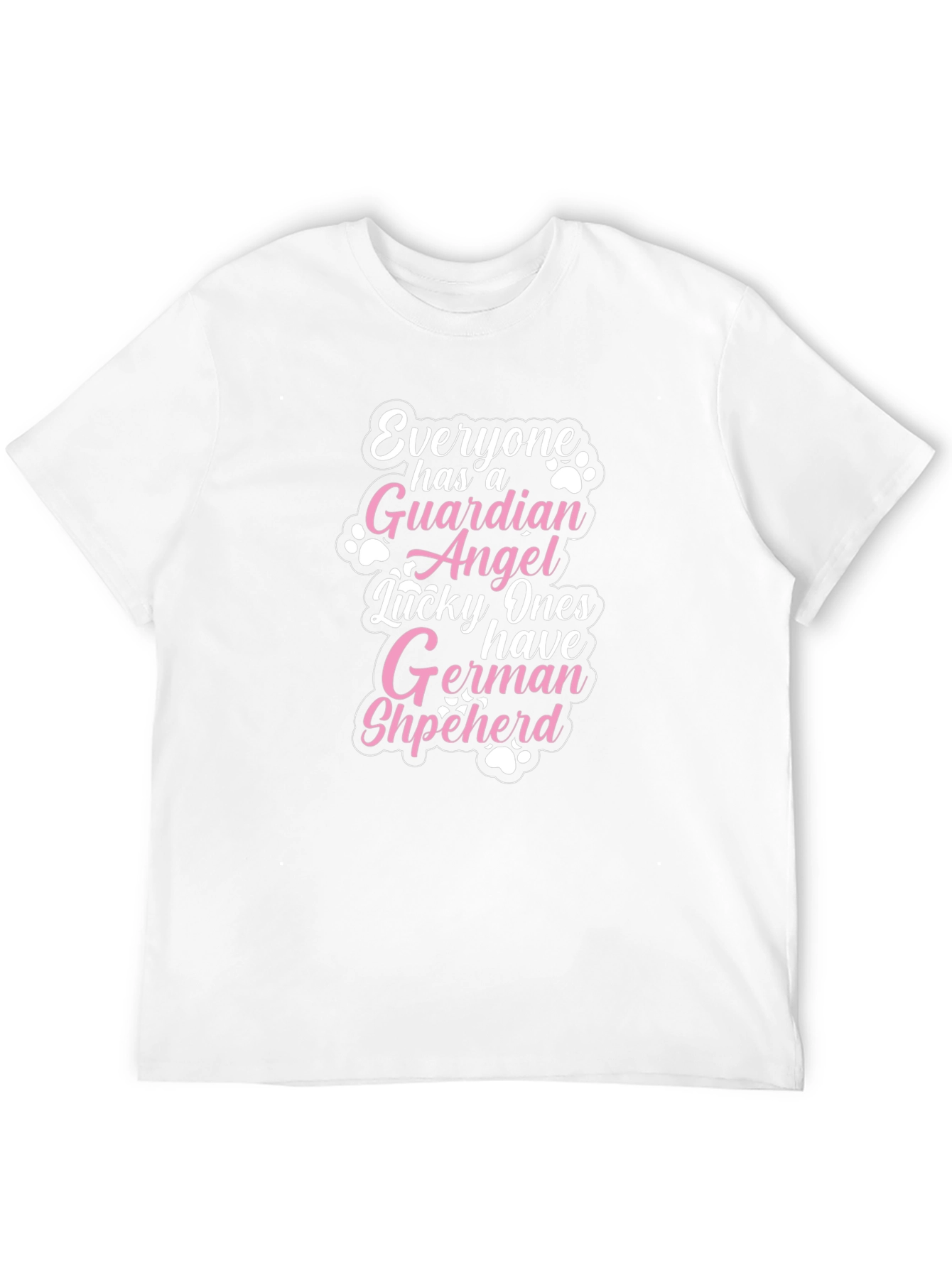 German Shepherd Guardian Angel Graphic T-Shirt
