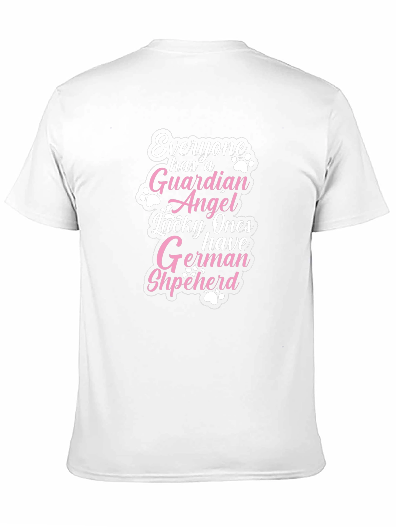German Shepherd Guardian Angel Graphic T-Shirt