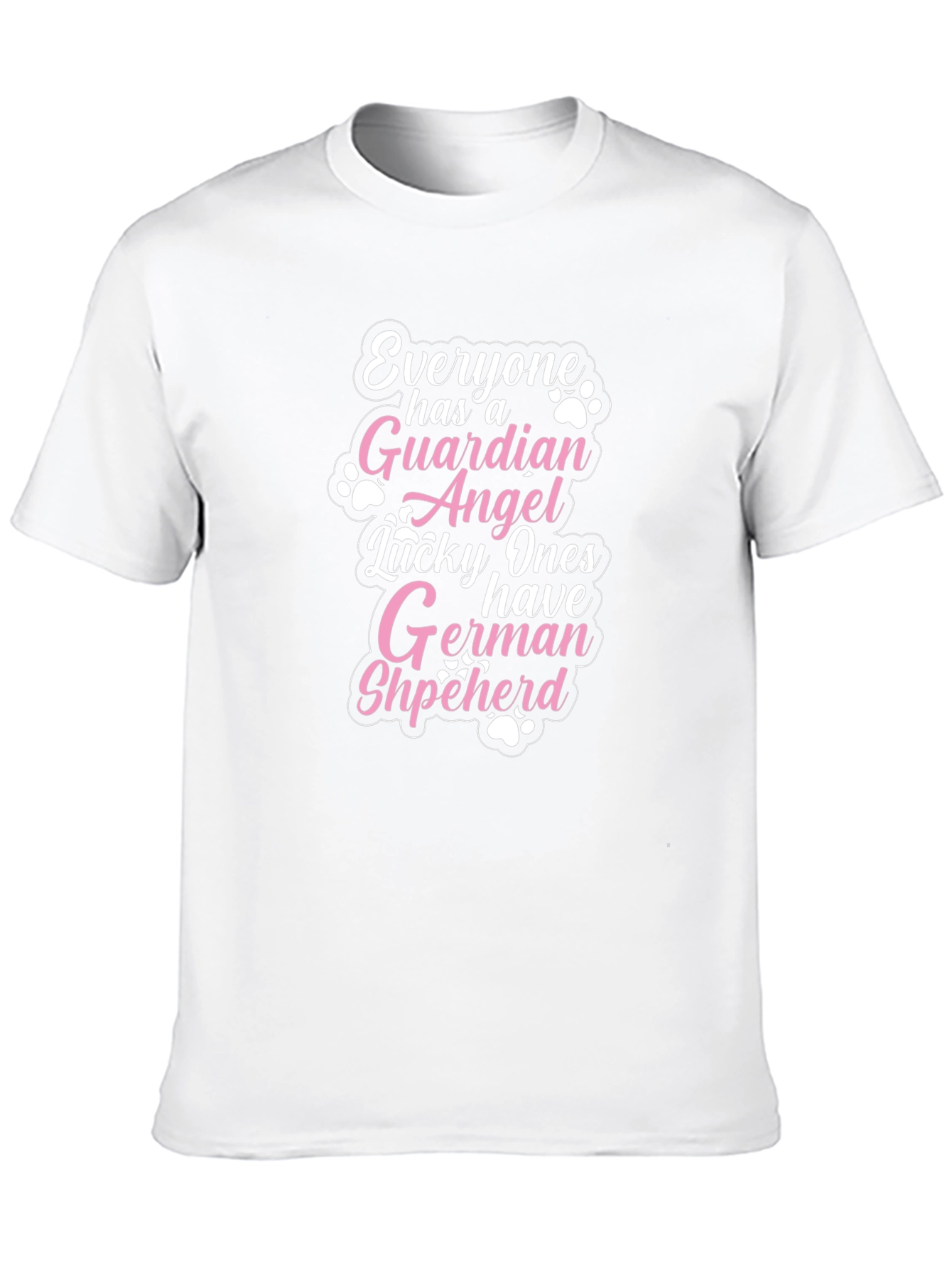 German Shepherd Guardian Angel Graphic T-Shirt