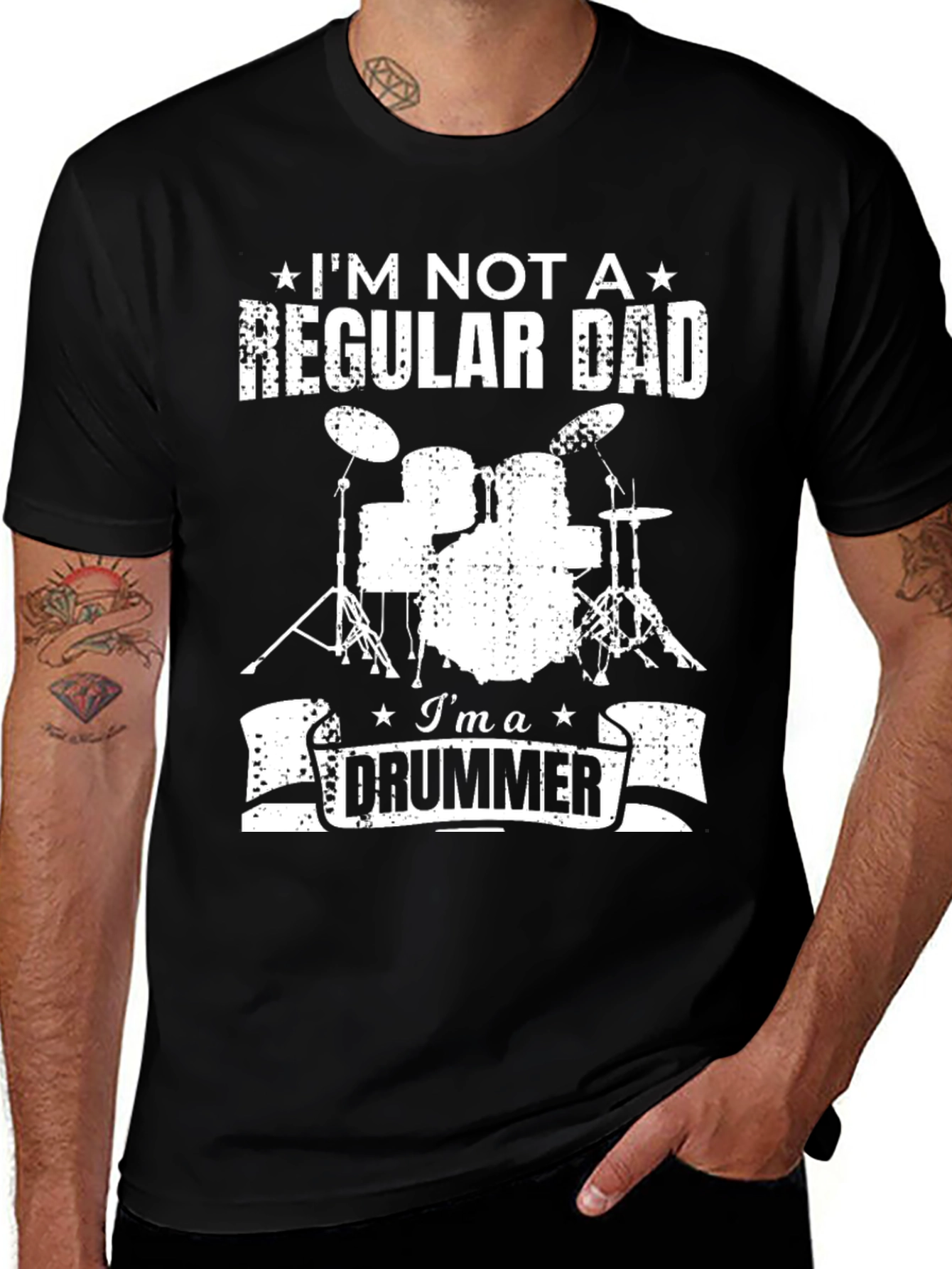 Im Not a Regular Dad Im a Drummer T-Shirt