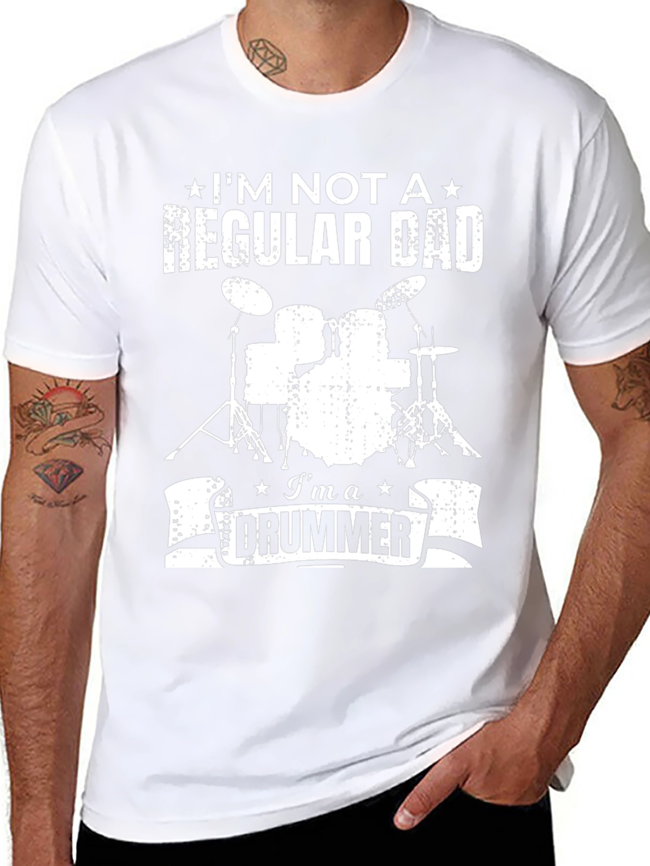 Im Not a Regular Dad Im a Drummer T-Shirt