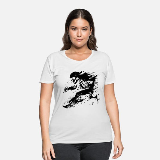 Running Skeleton Streetart