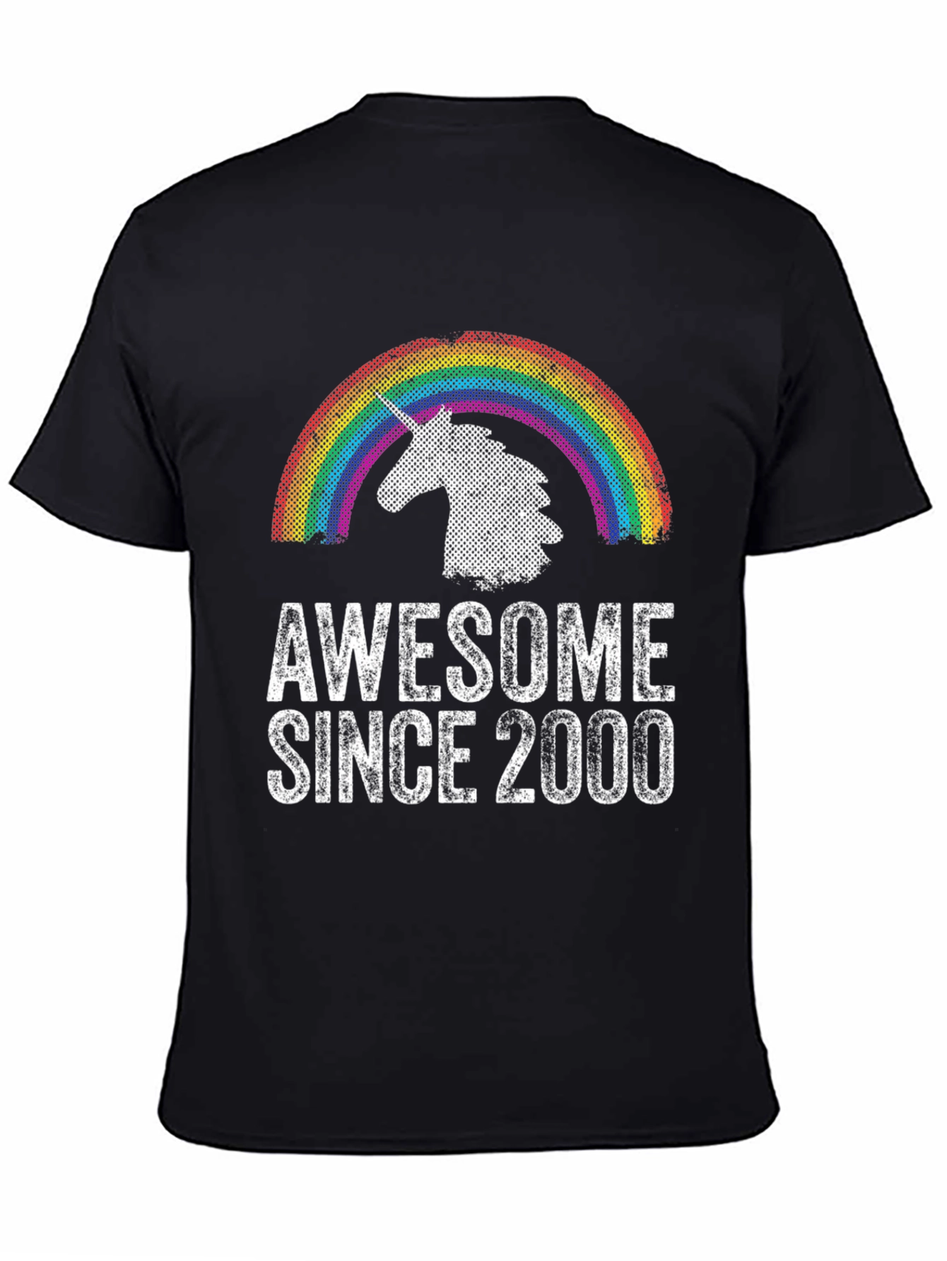 Awesome Since 2000 Unicorn Rainbow T-Shirt