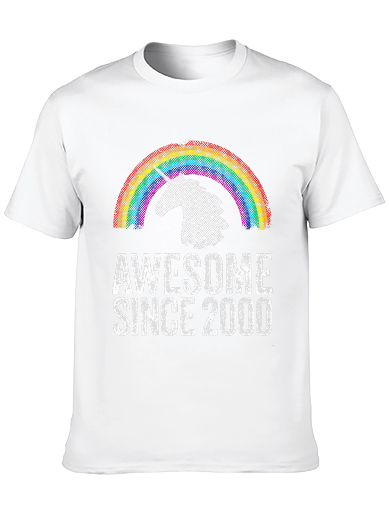 Awesome Since 2000 Unicorn Rainbow T-Shirt