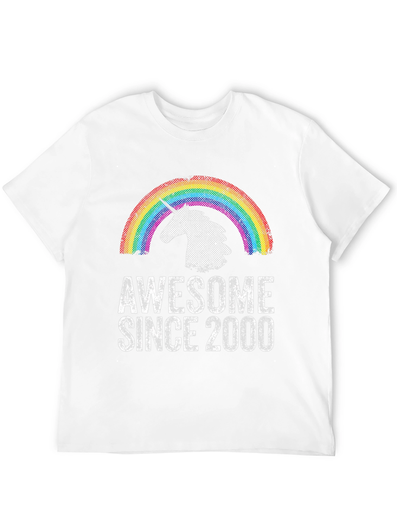 Awesome Since 2000 Unicorn Rainbow T-Shirt