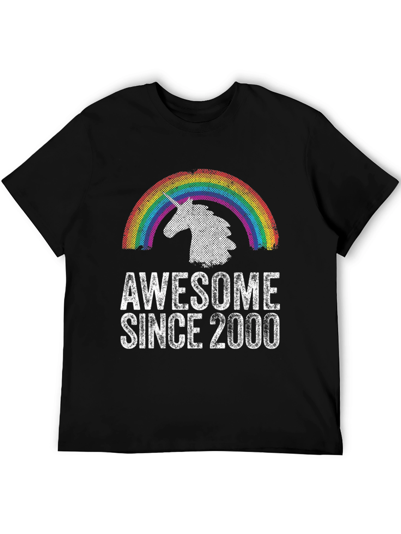 Awesome Since 2000 Unicorn Rainbow T-Shirt
