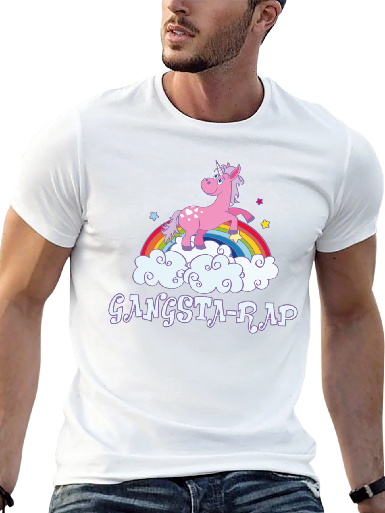 Gangsta-Rap Unicorn T-Shirt