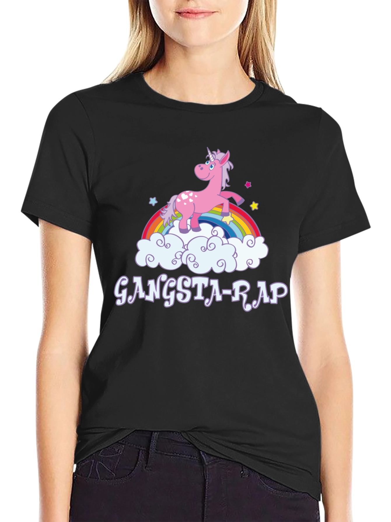 Gangsta-Rap Unicorn T-Shirt