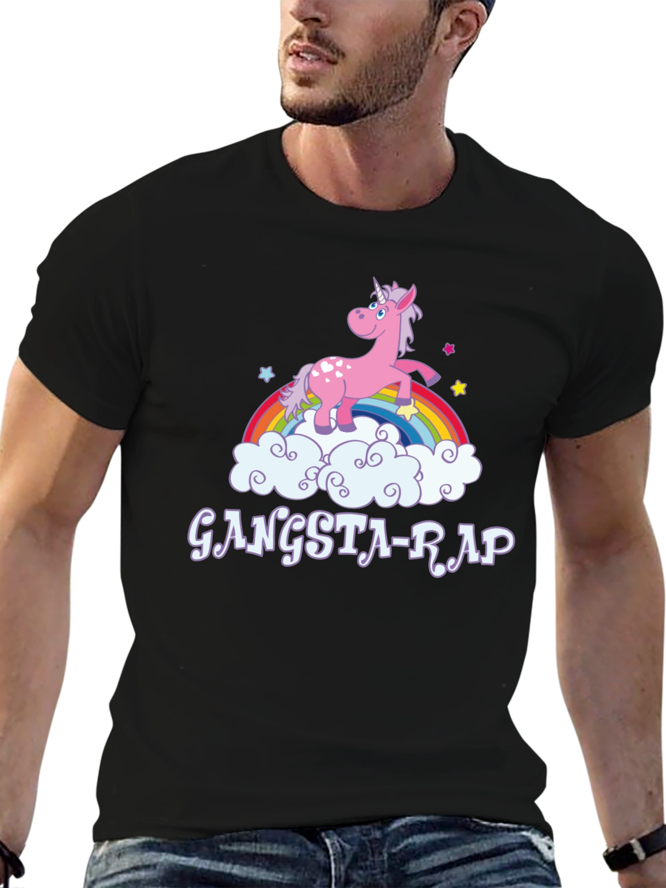 Gangsta-Rap Unicorn T-Shirt