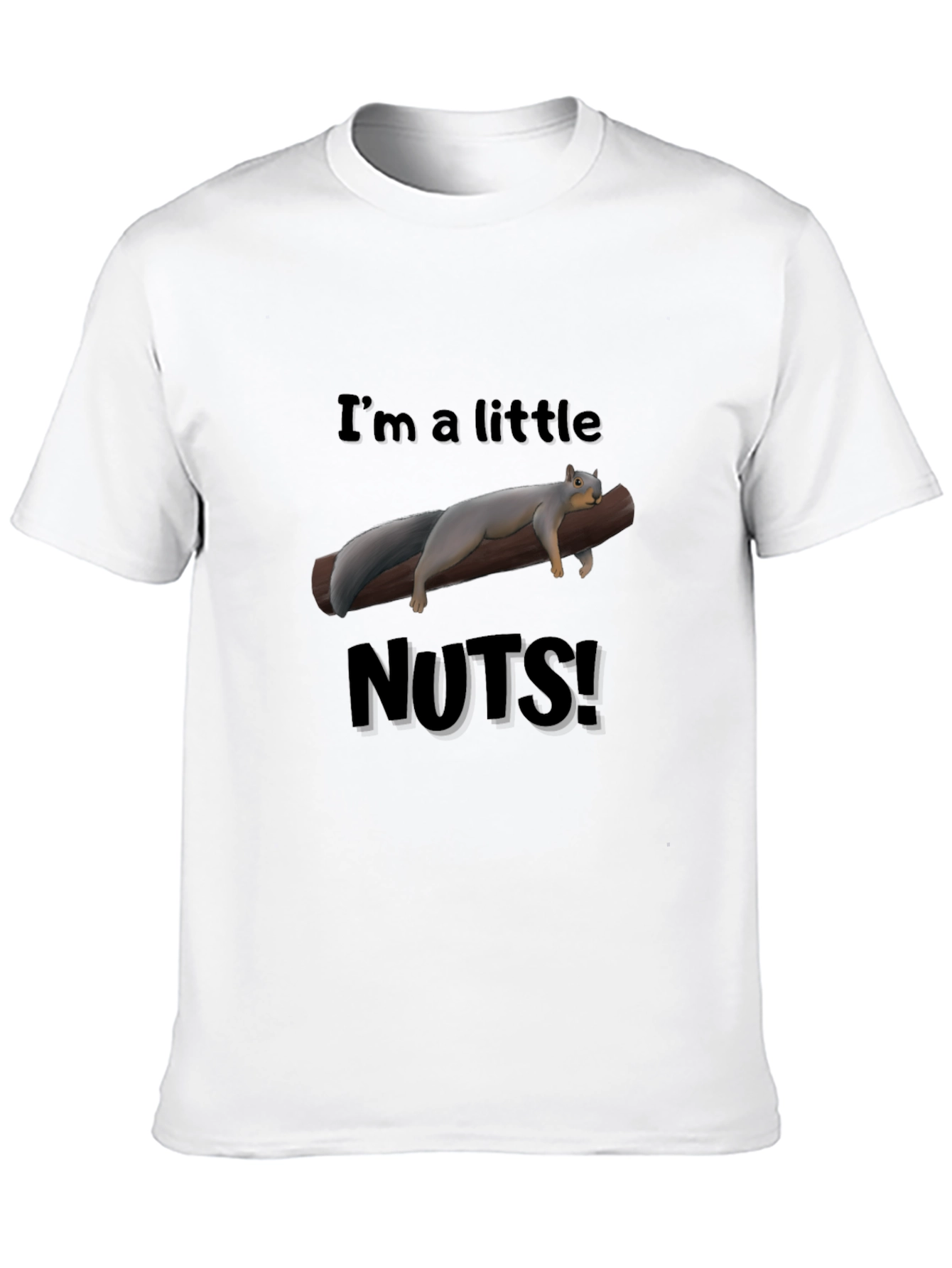 Funny Squirrel Nuts Graphic T-Shirt