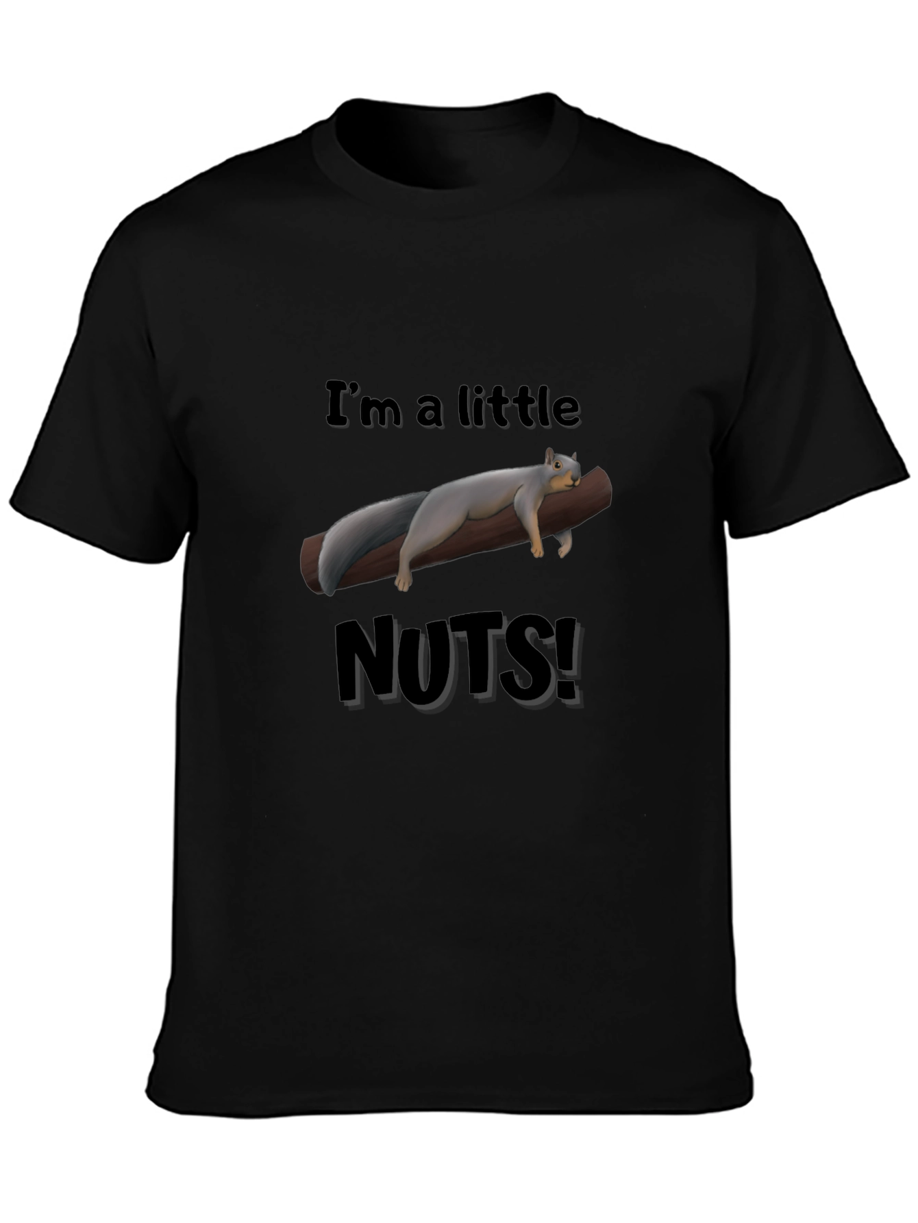 Funny Squirrel Nuts Graphic T-Shirt