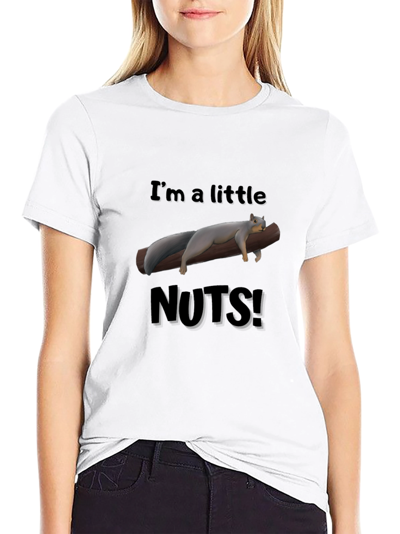 Funny Squirrel Nuts Graphic T-Shirt