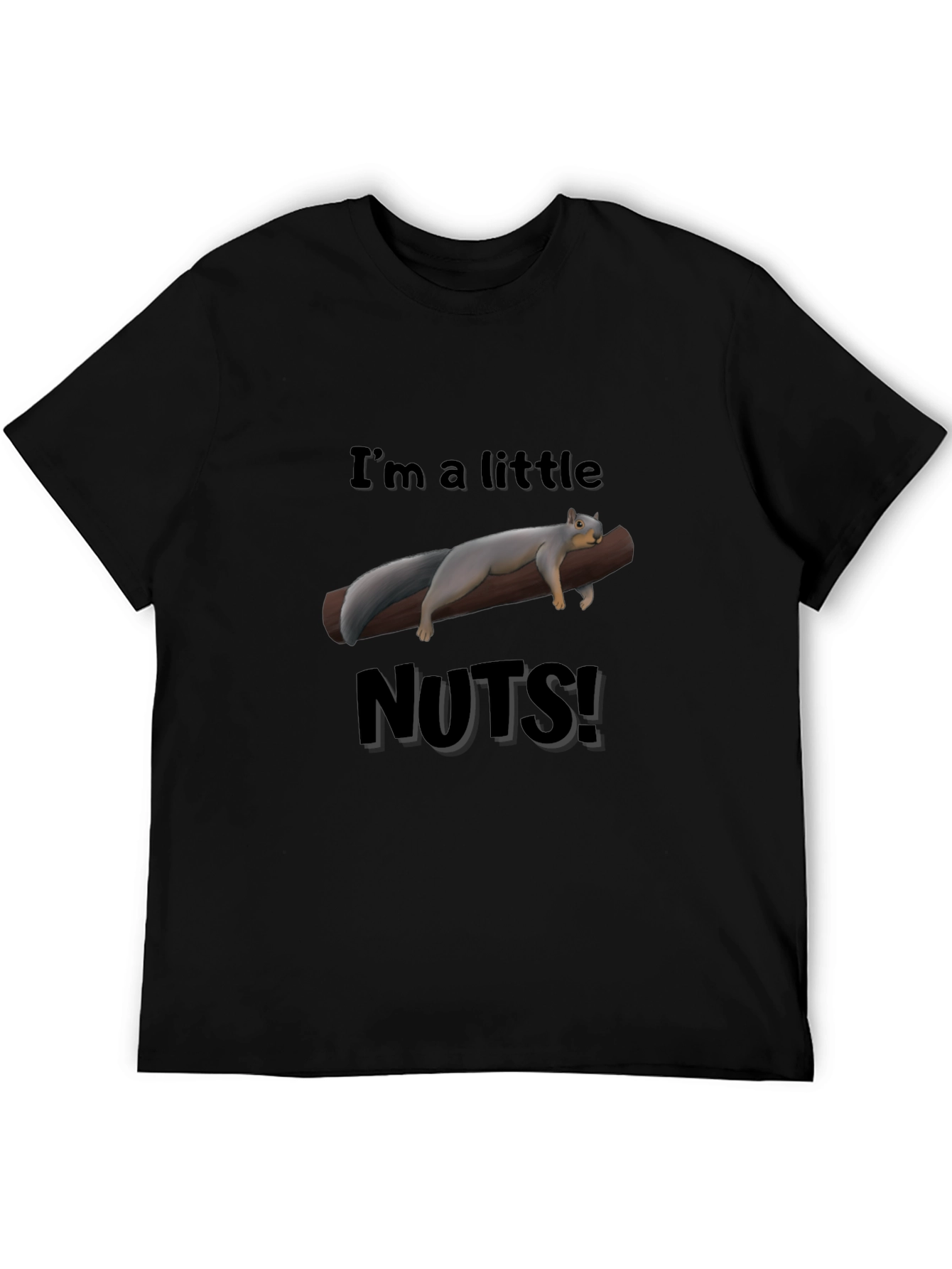 Funny Squirrel Nuts Graphic T-Shirt