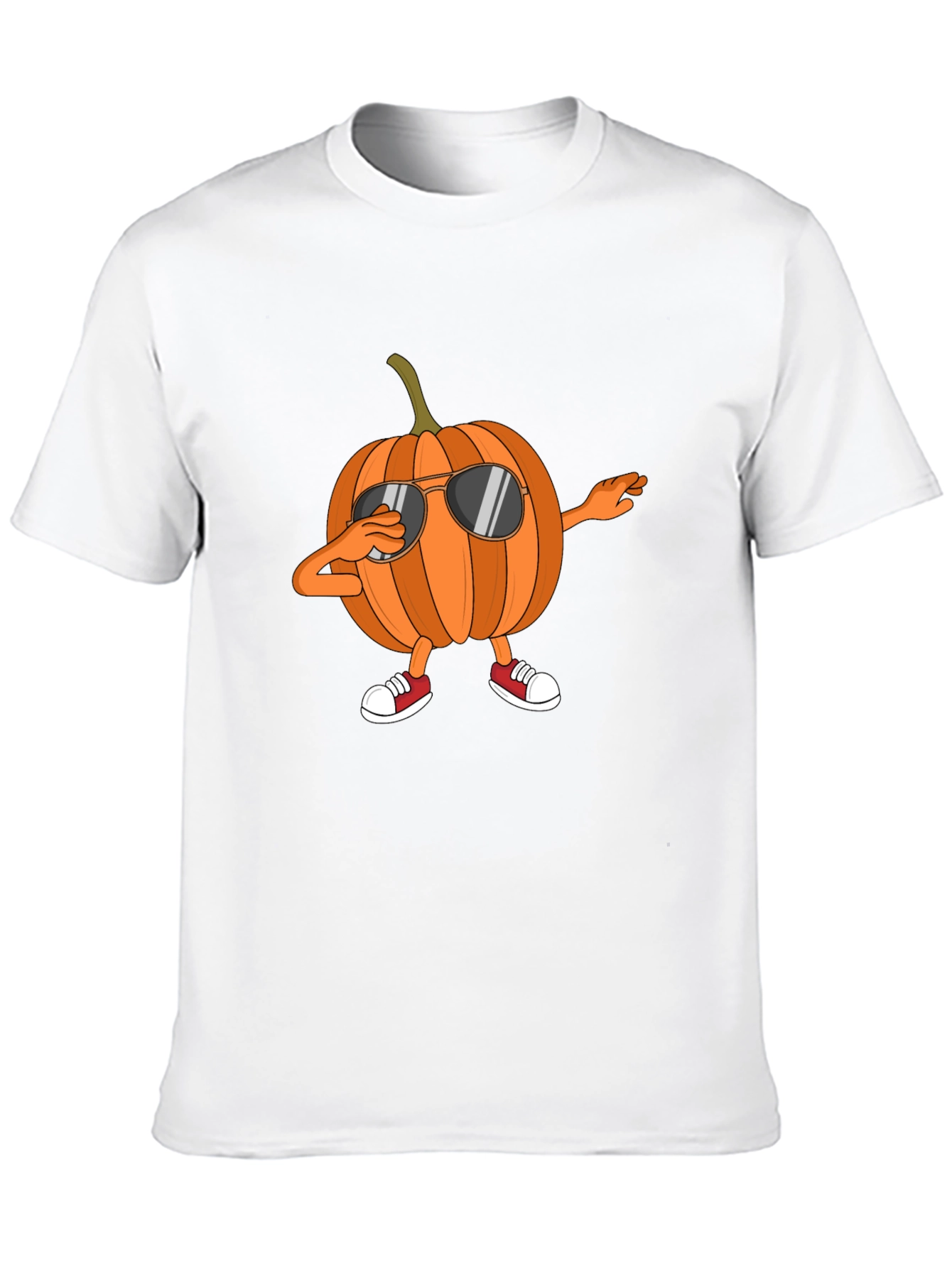Dabbing Pumpkin Black Graphic Tee
