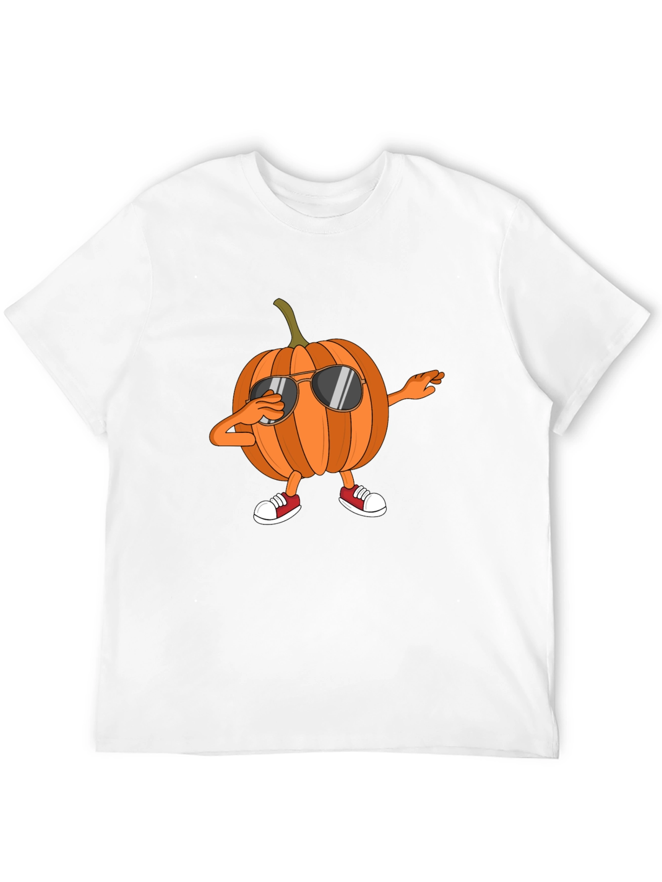 Dabbing Pumpkin Black Graphic Tee