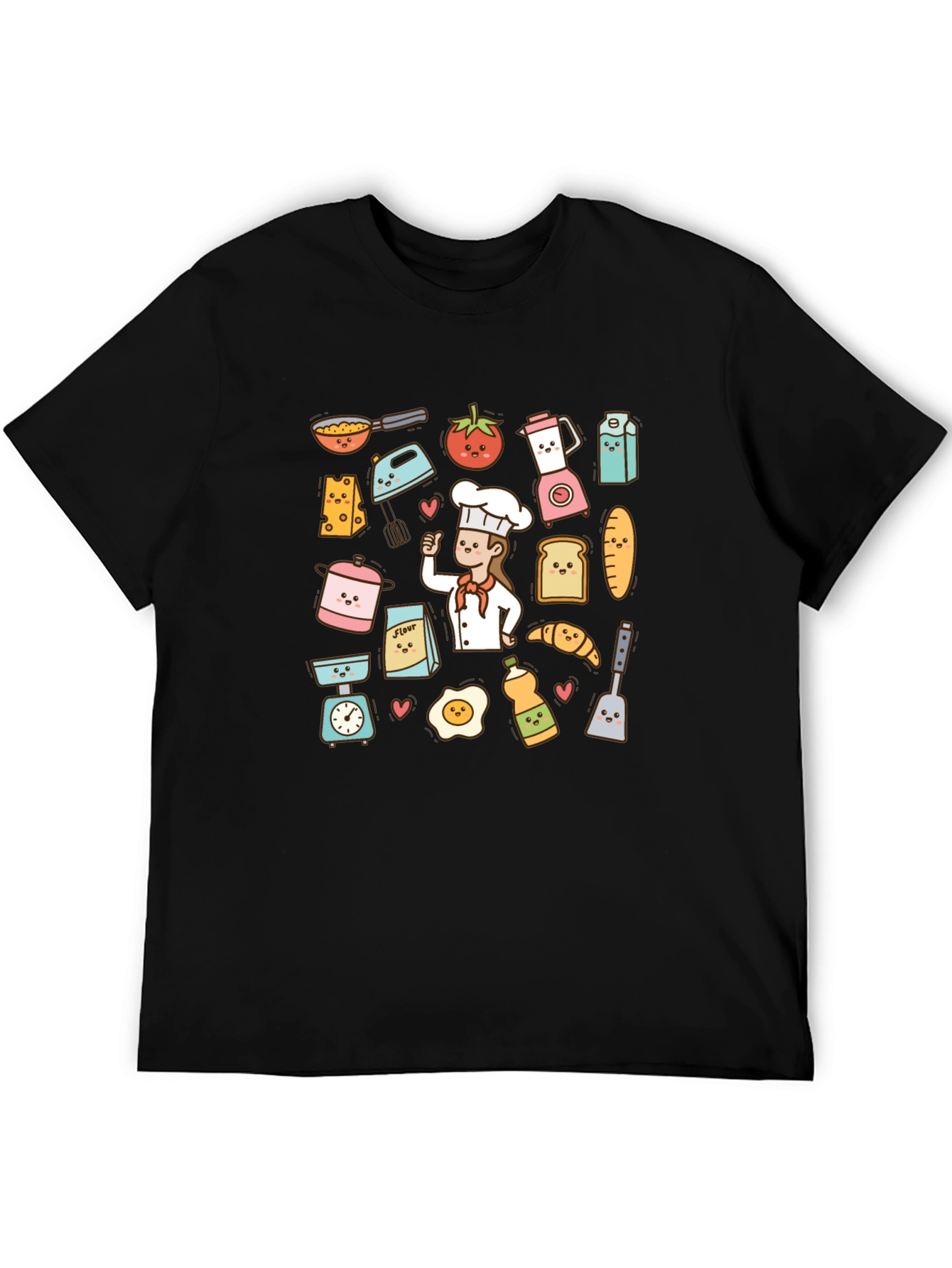 Chef Life T-Shirt: Cooking Pattern Tee