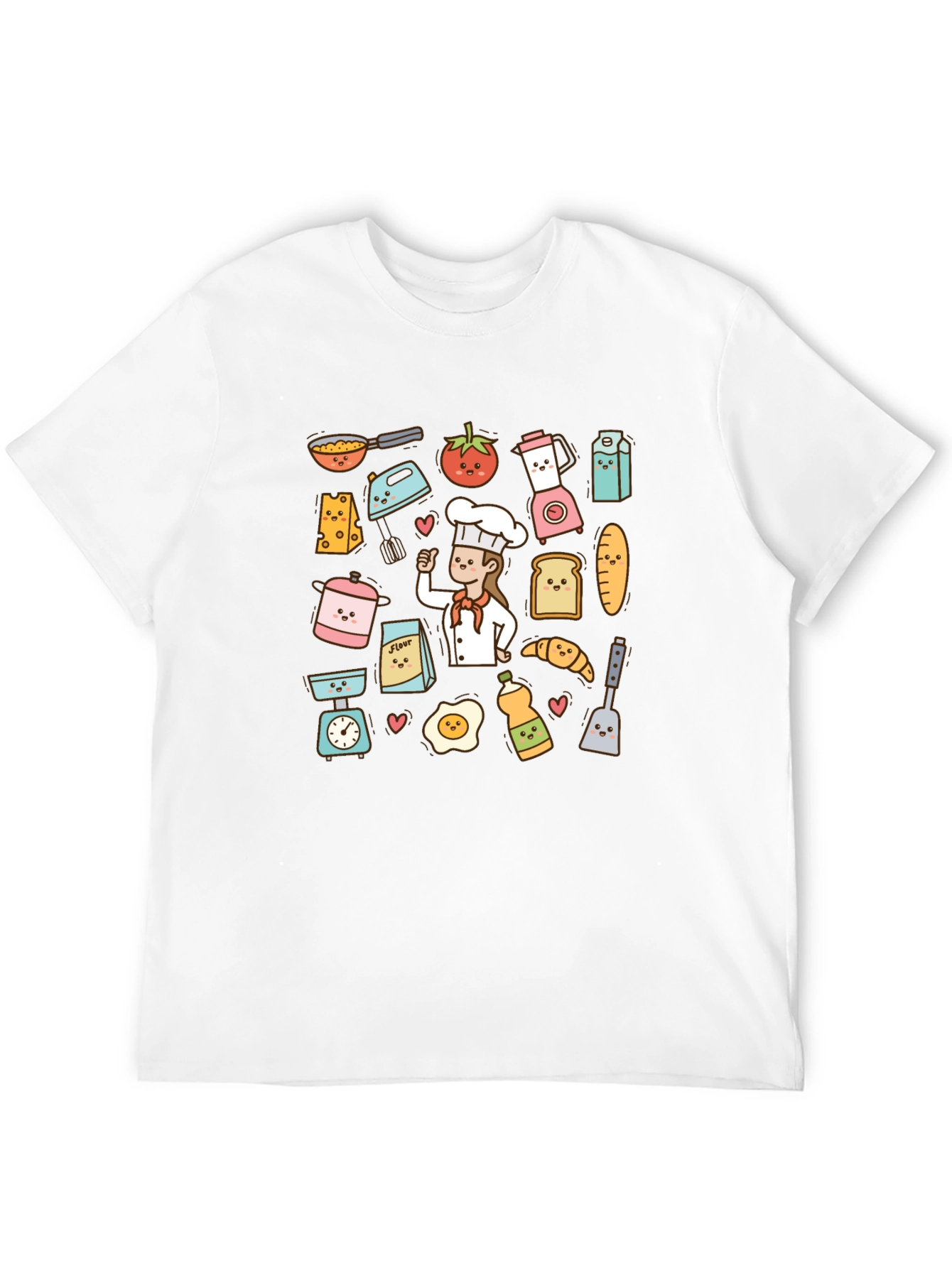 Chef Life T-Shirt: Cooking Pattern Tee
