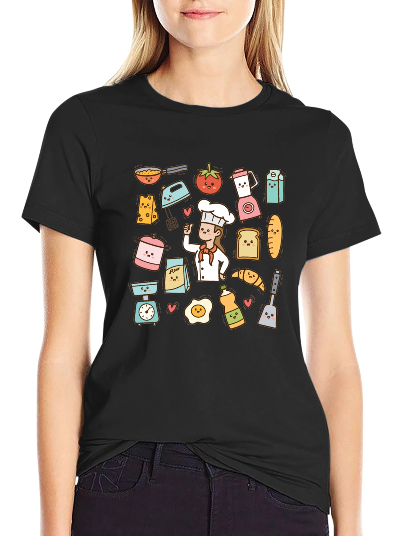 Chef Life T-Shirt: Cooking Pattern Tee