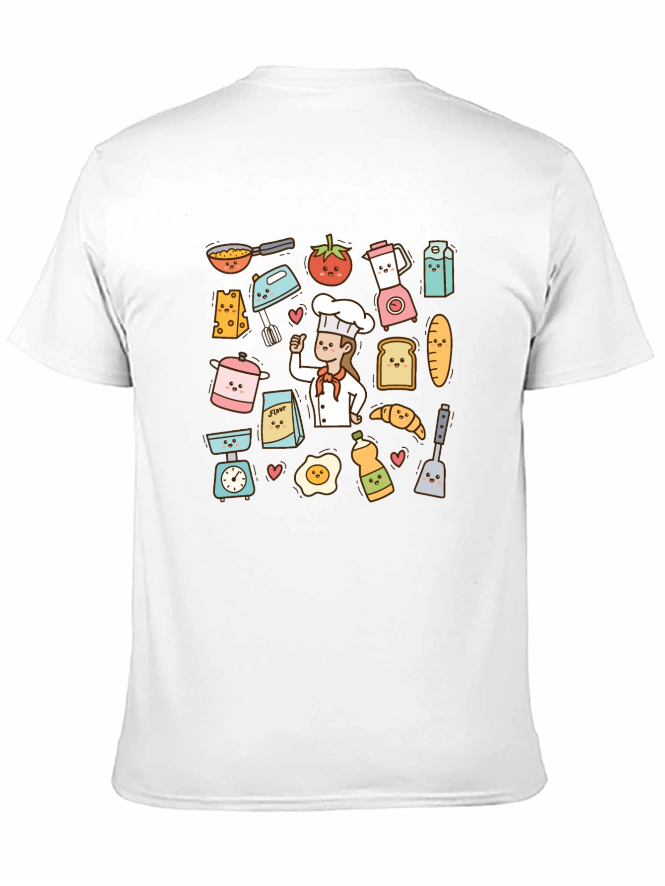 Chef Life T-Shirt: Cooking Pattern Tee