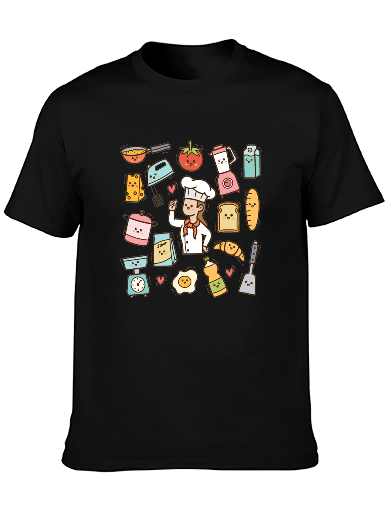 Chef Life T-Shirt: Cooking Pattern Tee