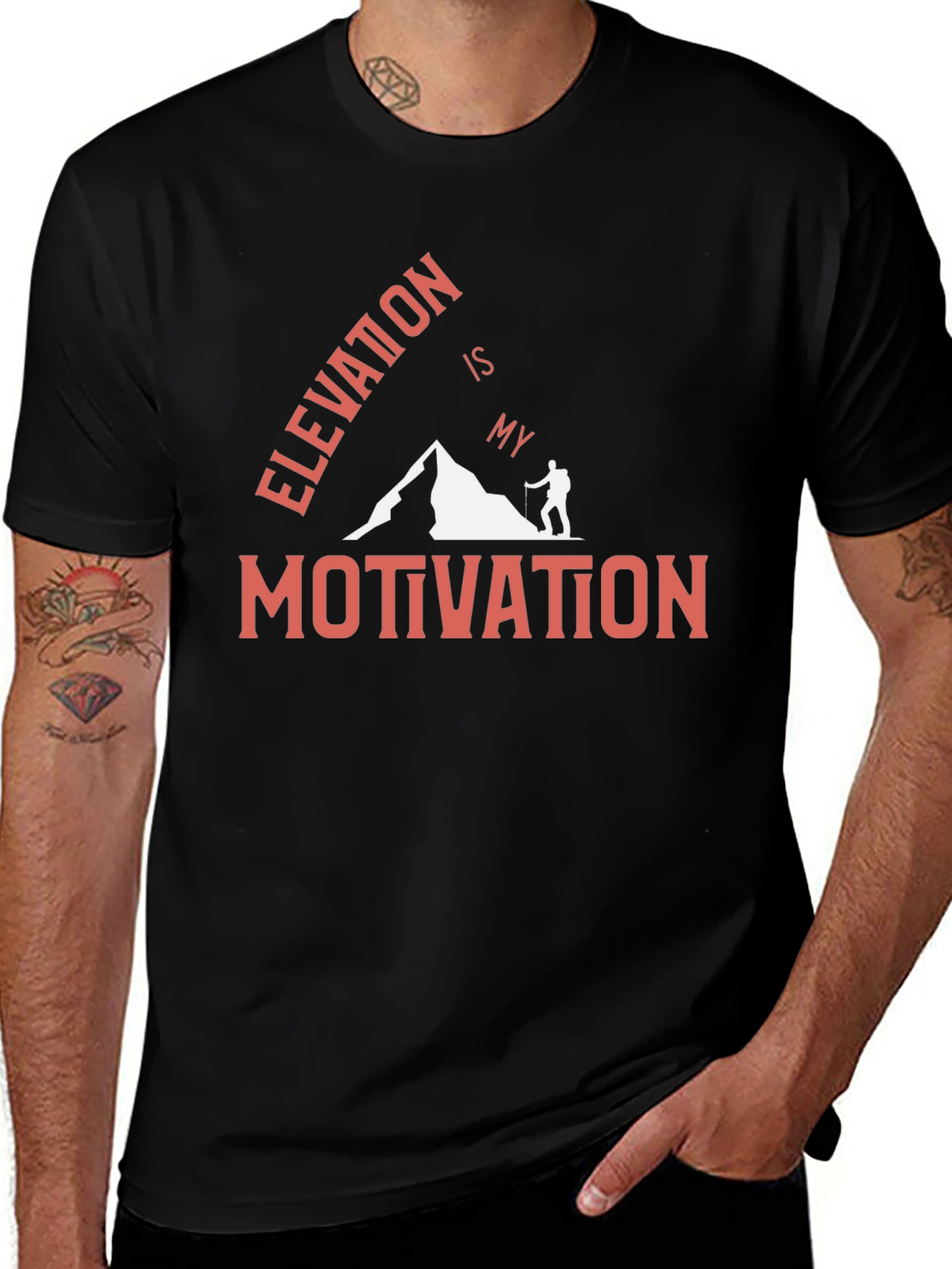 Elevation is My Motivation Graphic T-Shirt