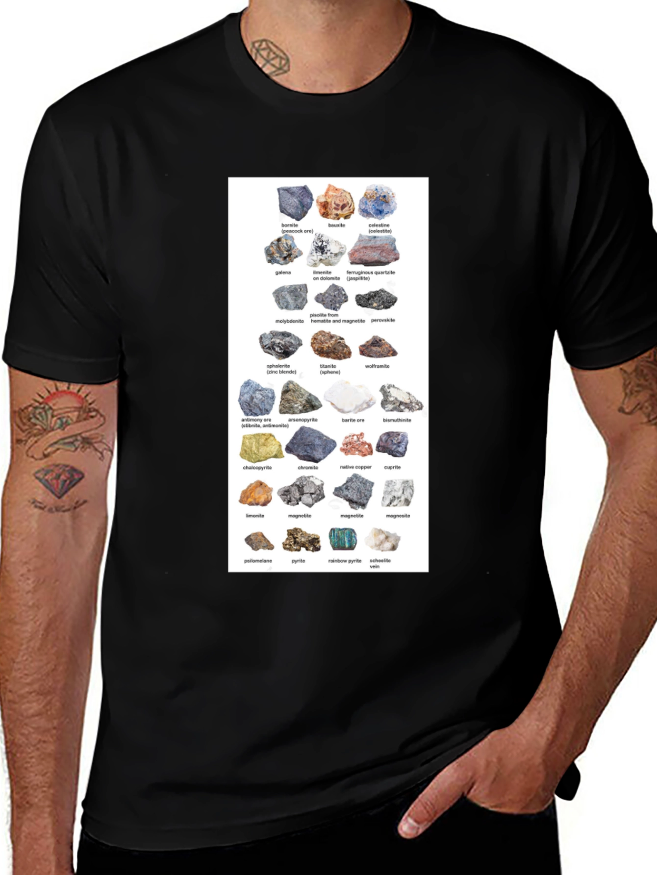 Geology Rocks T-Shirt - Mineral Identification