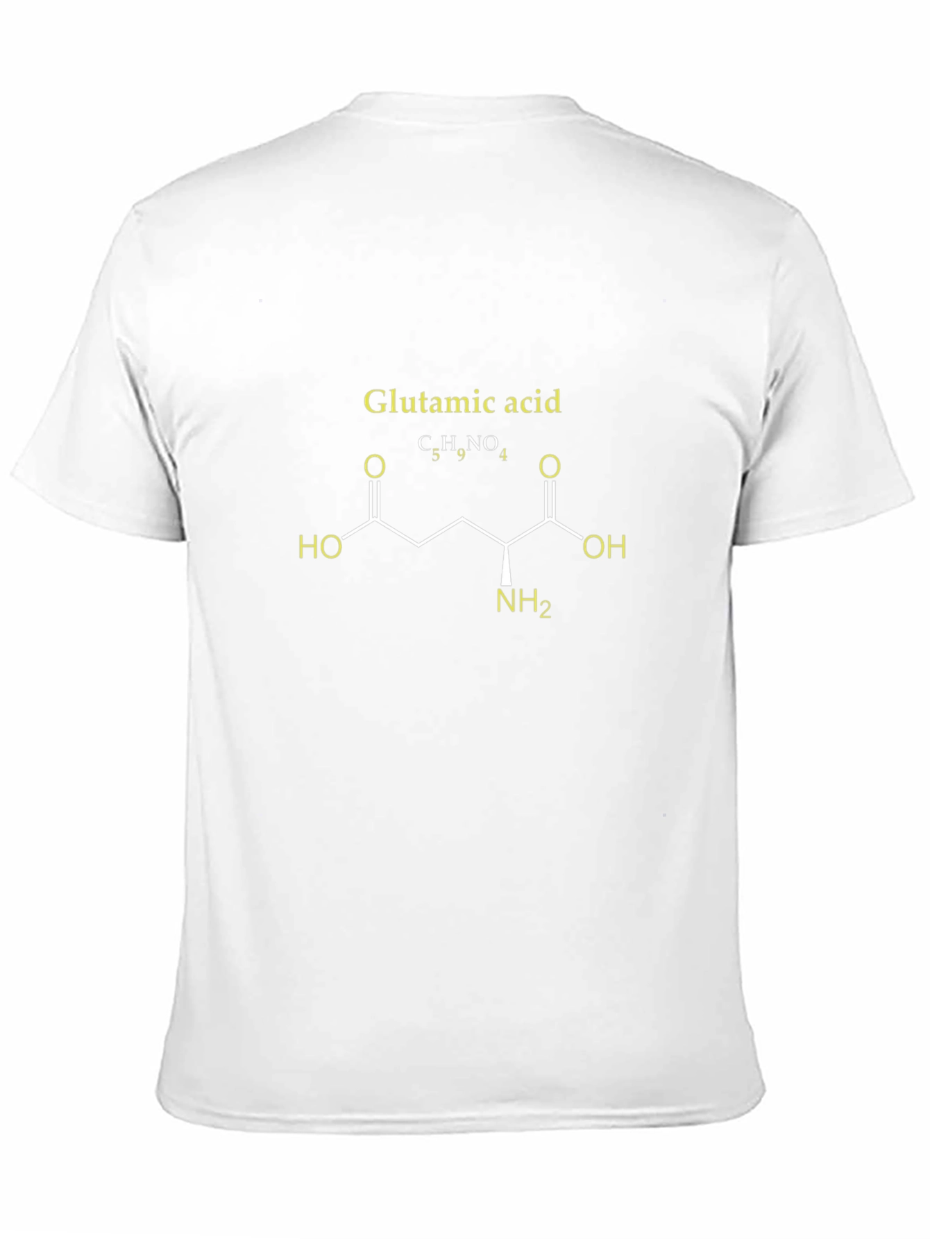Glutamic Acid Molecule Graphic T-Shirt