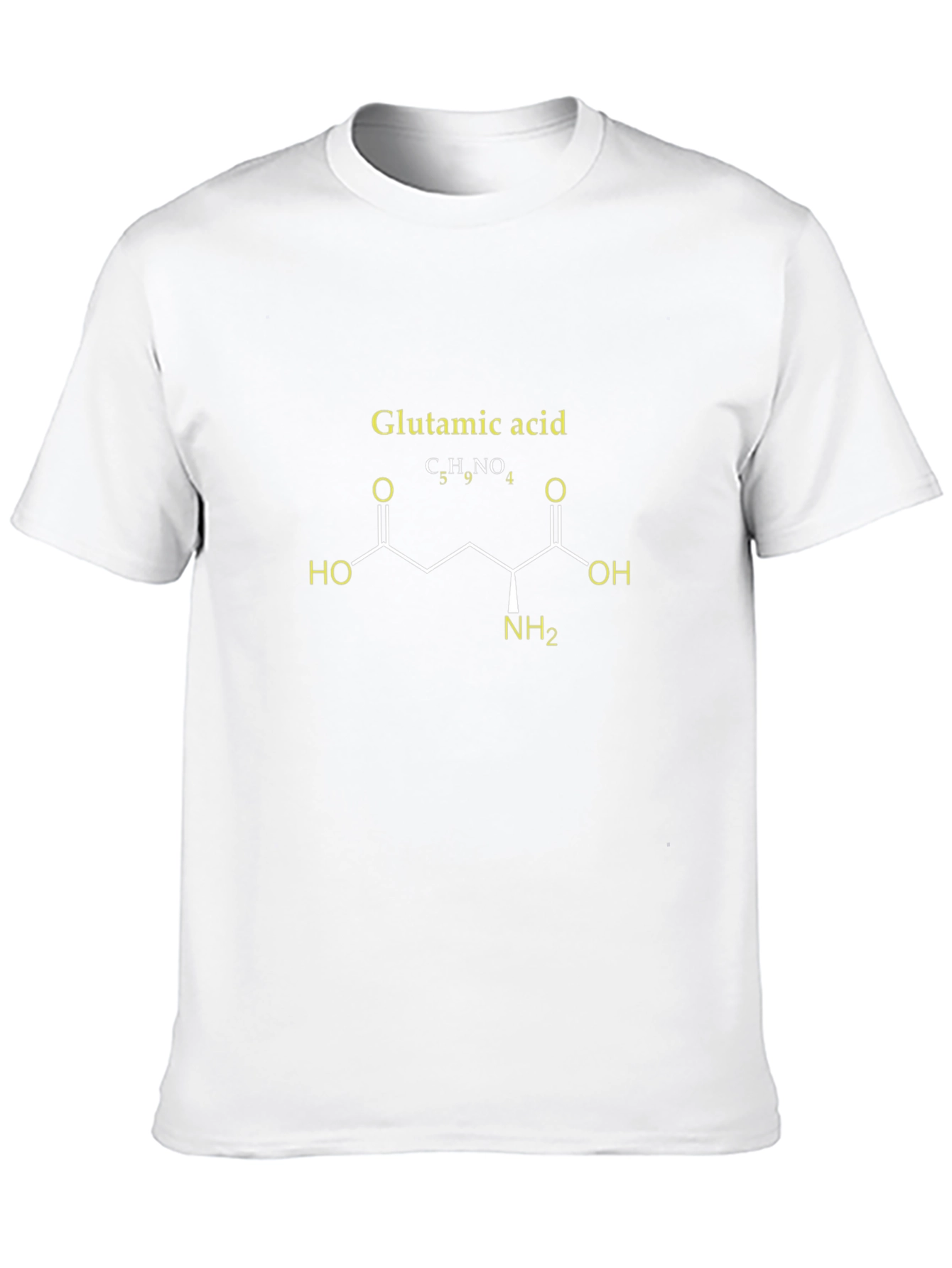 Glutamic Acid Molecule Graphic T-Shirt