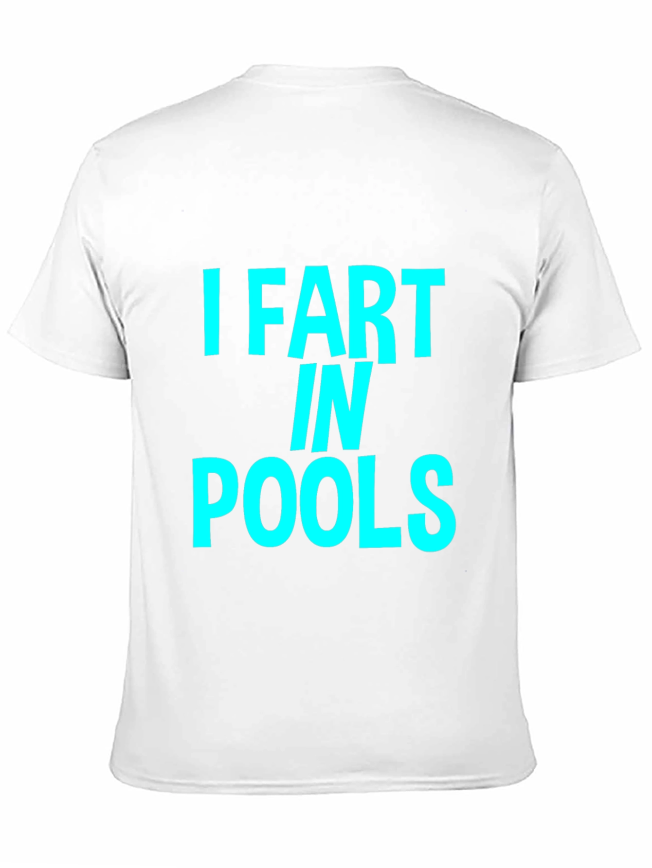 I Fart in Pools Black T-Shirt