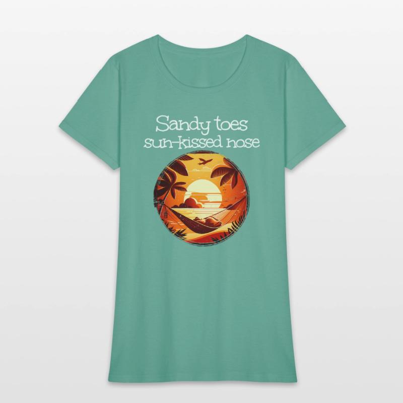 Sandy Toes And Sun Kissed Nose With